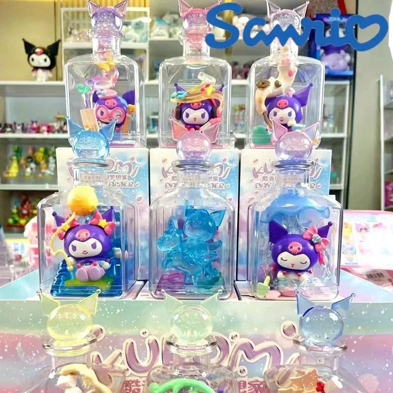 Hot Sale Authentic Toptoy Sanrio Cool Lomi Daydreamer Series Handmade Cool Lomi Wishing Bottle Trendy Play Decoration Gifts