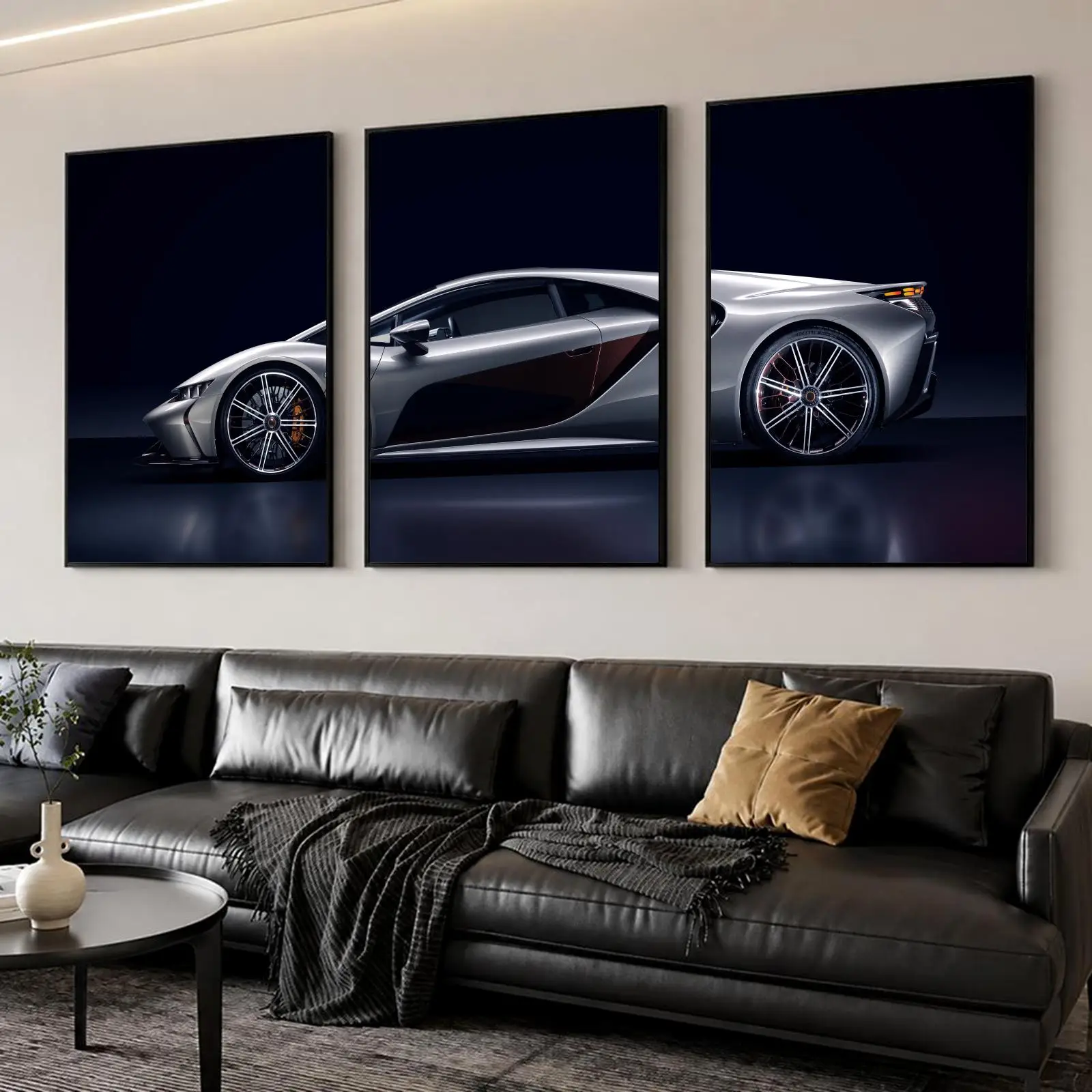 GB110 Hypercar Painting Calligraphy Canvas Poster Set Wall Art Prints for Bedroom Living Room Home Decor Art Gift