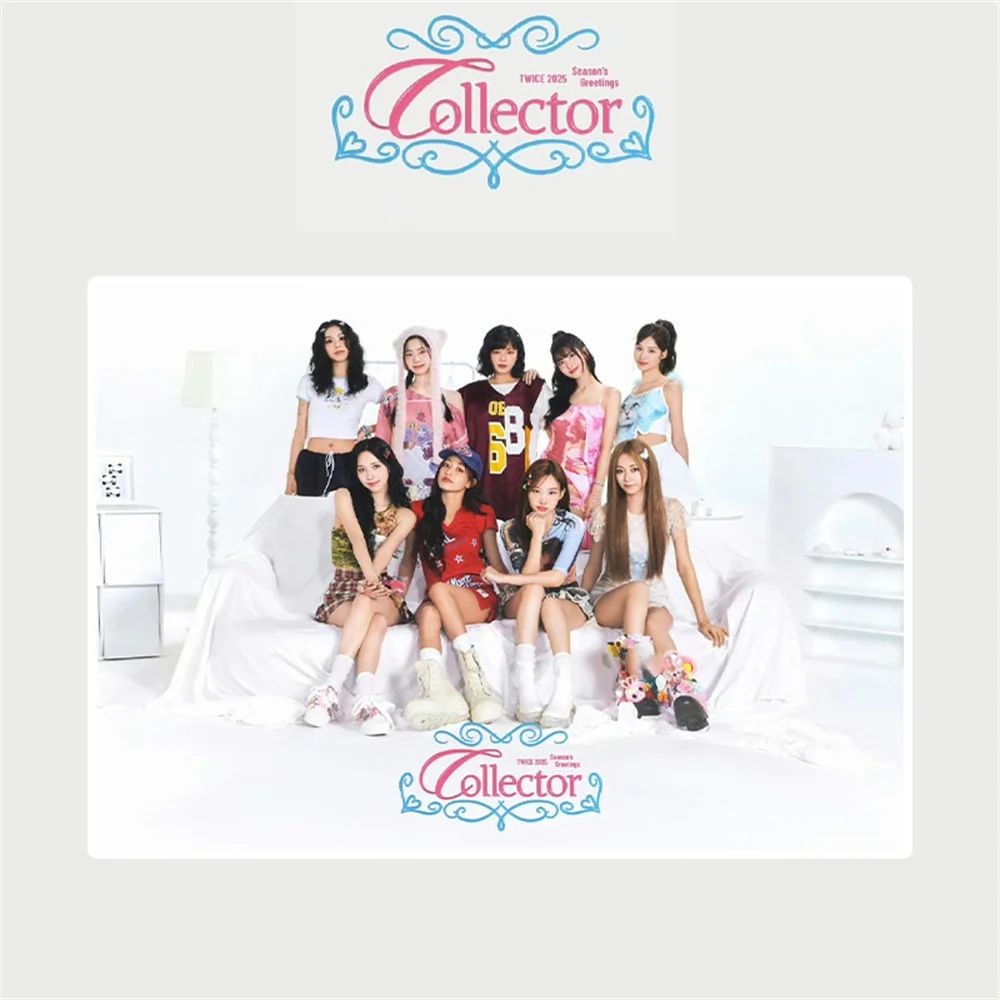 Kpop Idol TWICE Calendar Sticker Poster Bedroom Wall Decorations Lim Na Yeon JungYeon Momo Tzuyu Sana Fans Gifts Collection