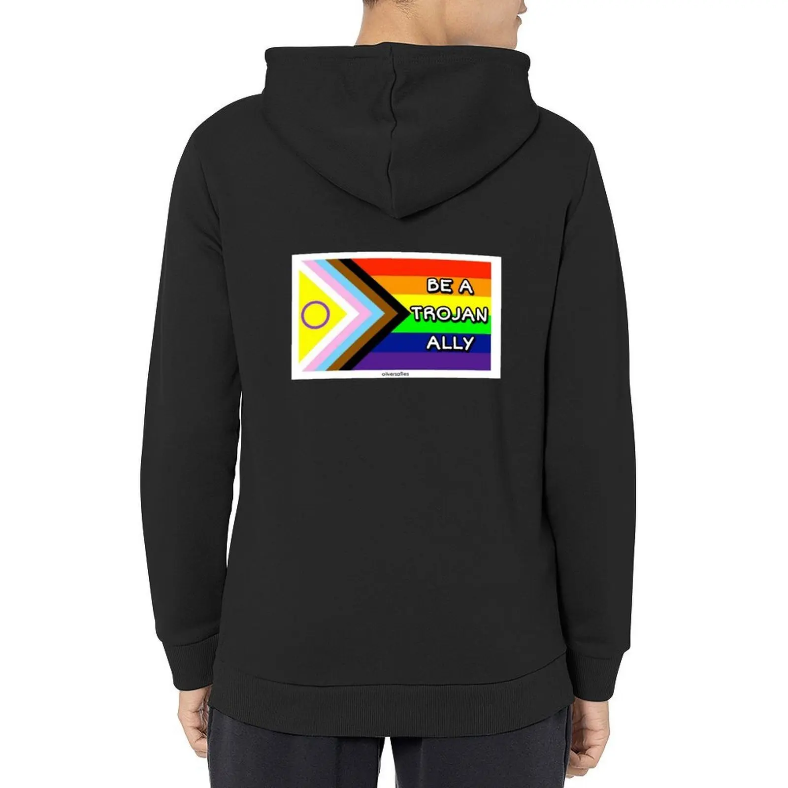 

LGBTQ Mural Design Hoodie men clothes winter clothes aesthetic clothing men's sweat-shirt set hoodie men