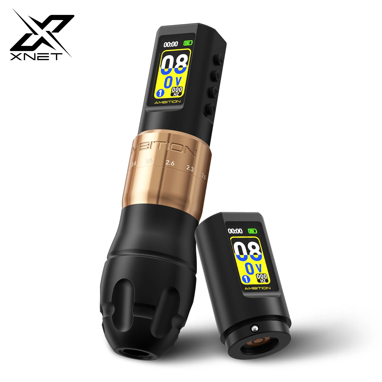 

XNET C3 Professional Wireless Tattoo Machine Coreless Motor 2.0-4.2mm Adjustable Stroke Tattoo Pen For Beginner For Tattooartist