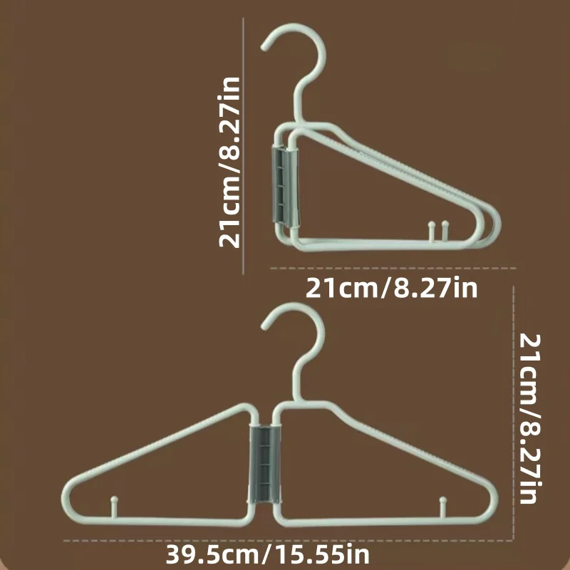 

12-piece Set, Multi-purpose Clothes Rail, Portable Clothes Hanger for Business Trips, Extendable and Foldable Travel Clothes