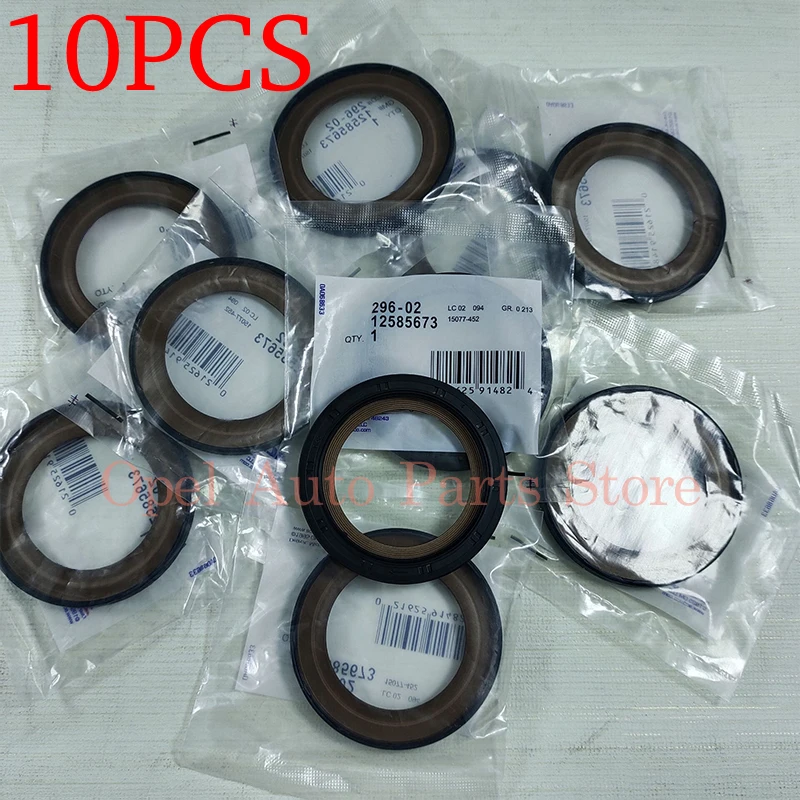 

10PCS Engine Crankshaft Oil Seal For Chevrolet Aveo Cruze Captiva Equinox Cadillac GMC Opel Insignia Astra 12585673