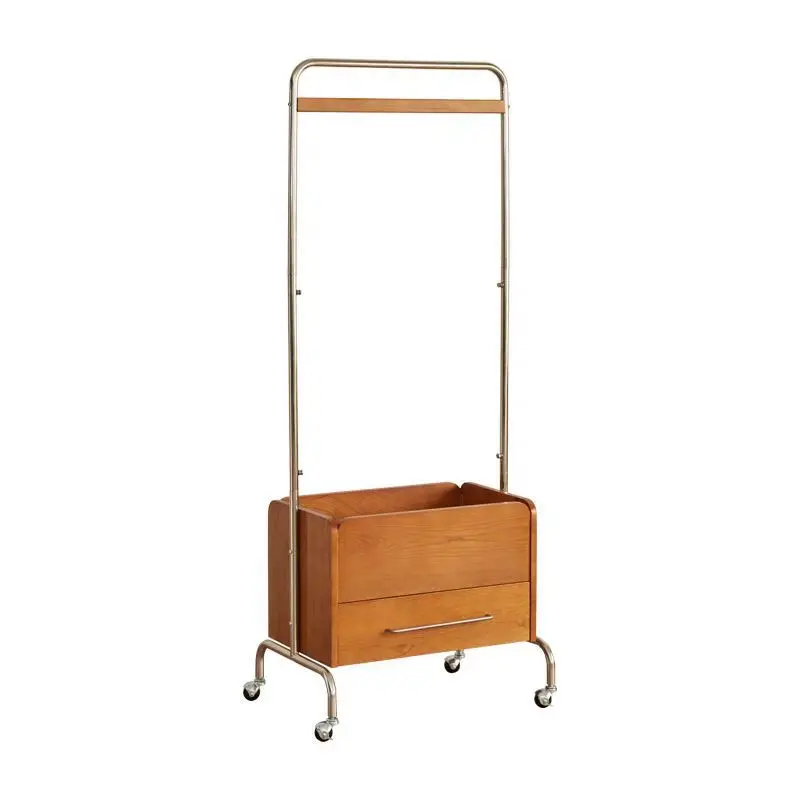 

Ретро вешалка из цельного дерева, напольная вешалка для гостиной, съемная вешалка для спальни