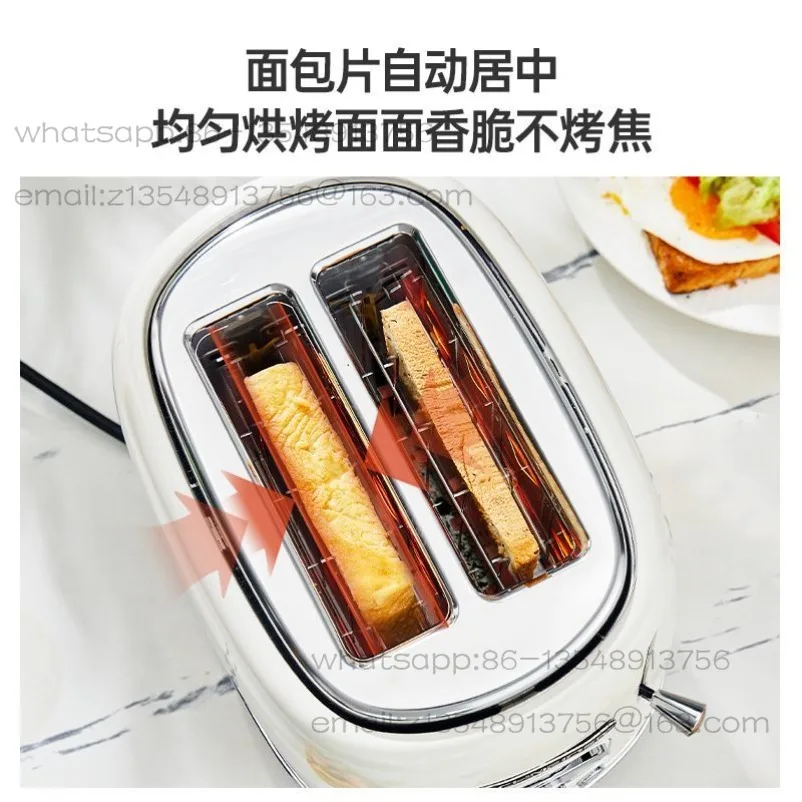 Home toaster stainless steel mini toaster, vintage toaster, breakfast machine, dual toaster