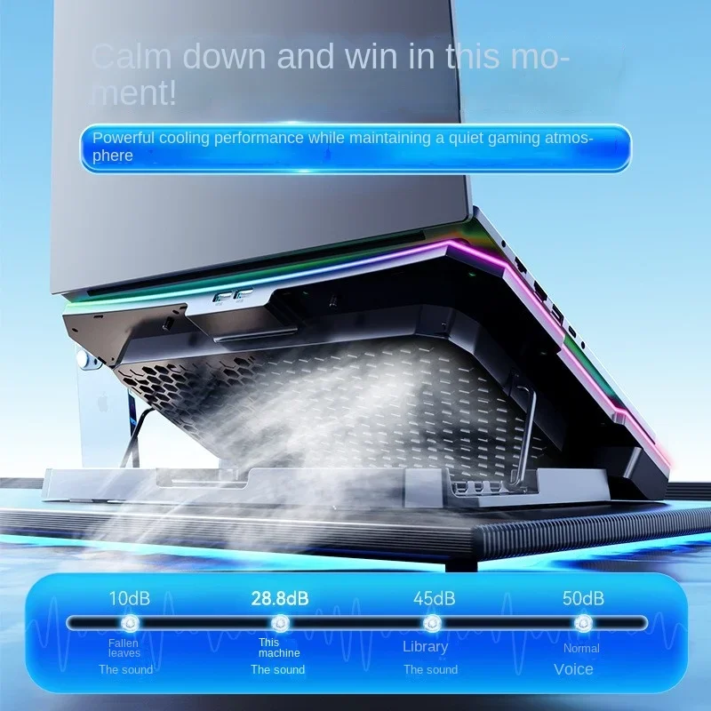 Laptop Heatsink Base Phone Stand Silent Laptop Fan Stand Plate  Stand Notebook   Cooler  Accessories New