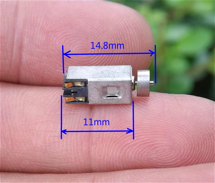 การสั่นสะเทือนของมอเตอร์แบบไมโครและการสั่นมอเตอร์ Dc 1.5v ถึง 3v เครื่องสั่นมอเตอร์ขนาดเล็ก