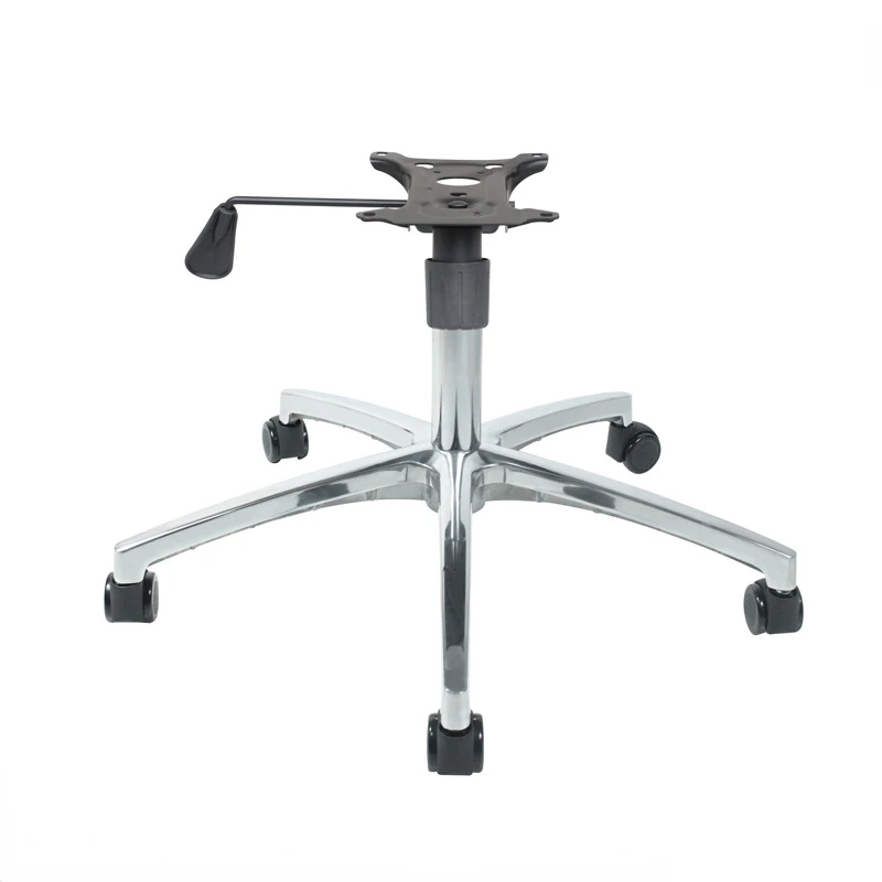 Swivel chair base, metal five-star tripod, thickened hardware, five-claw chassis, gas rod wheels, universal chair, full set of a