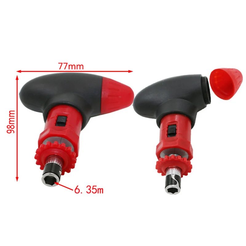 Manual Screwdriver набор отверток Manual T-type Ratchet Screwdriver ручной инструмент for Screwdriver Bits 6.35 Mm Reversible