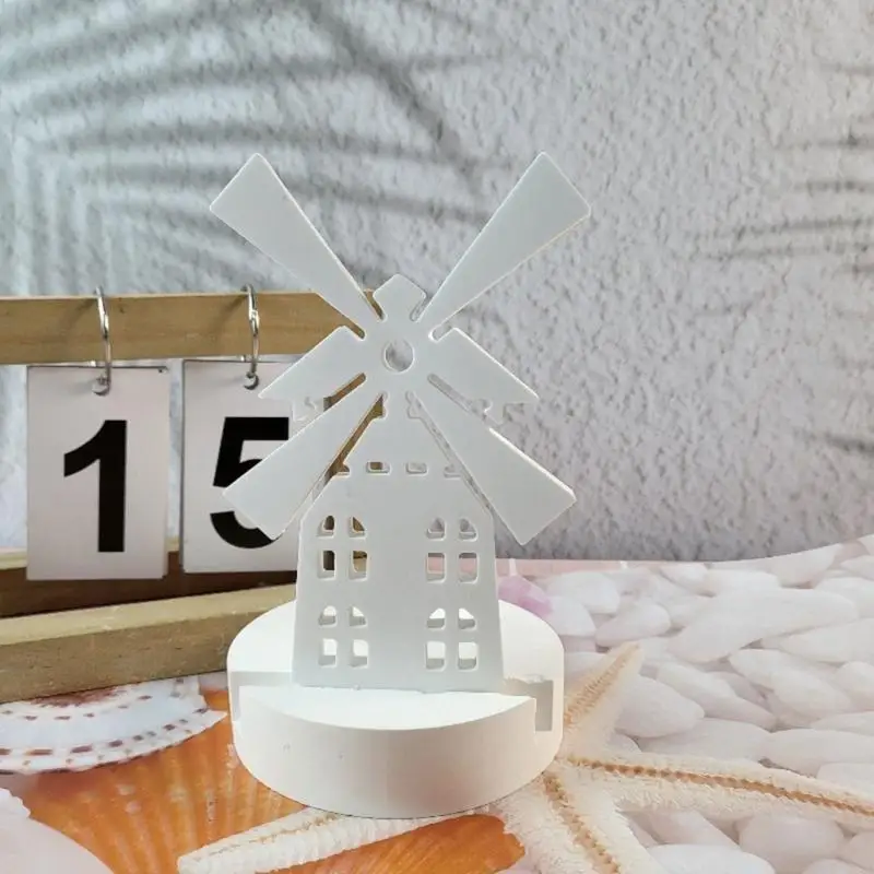 Y08C CANDLESTICK CONDLESTICK HOLDER CONDLE HOUSE WINDMILL BASE DECORATION型