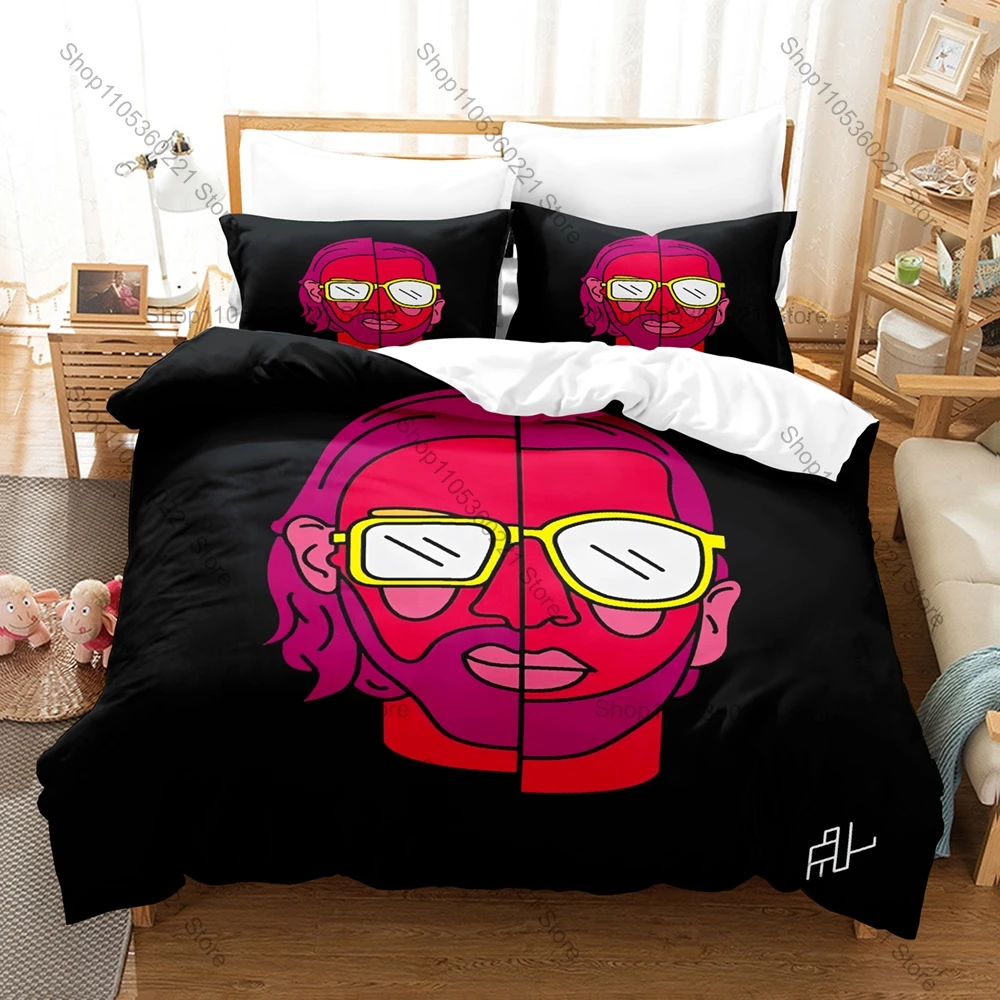 Personality Hip Hop PNL Deux Frères Theme New Bedding Set Soft Quilt Cover Set Bedroom Decor Gift For Fans Single Twin Full Quee