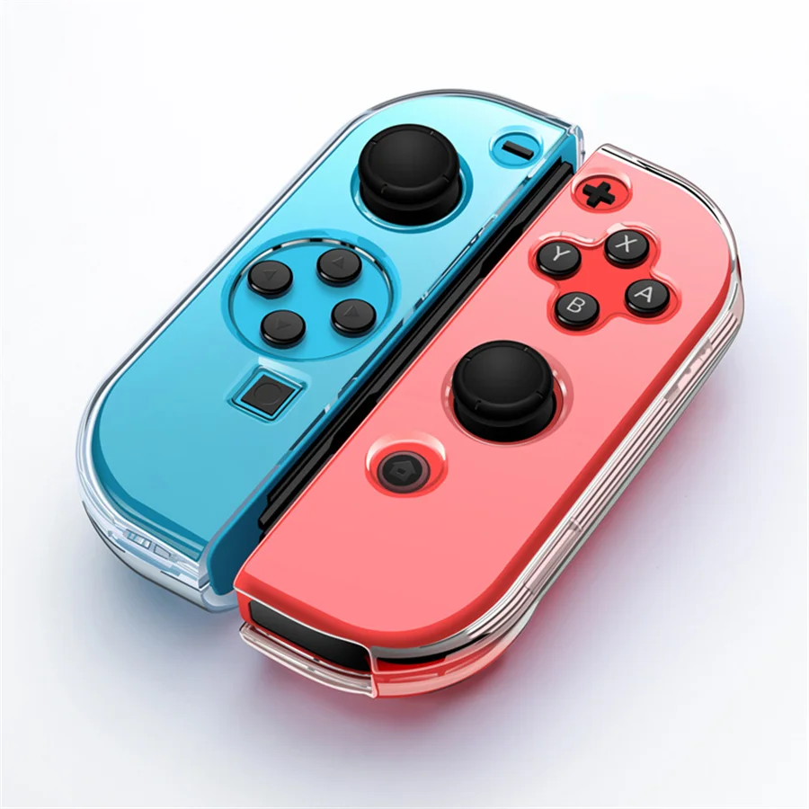 Geeignet für Nintendo Switch, hohe Transparenz, PC-Schutzhülle, Spielkonsolengriff, komplettes Paket, ultradünn, geteilter Schutz – Detail 5