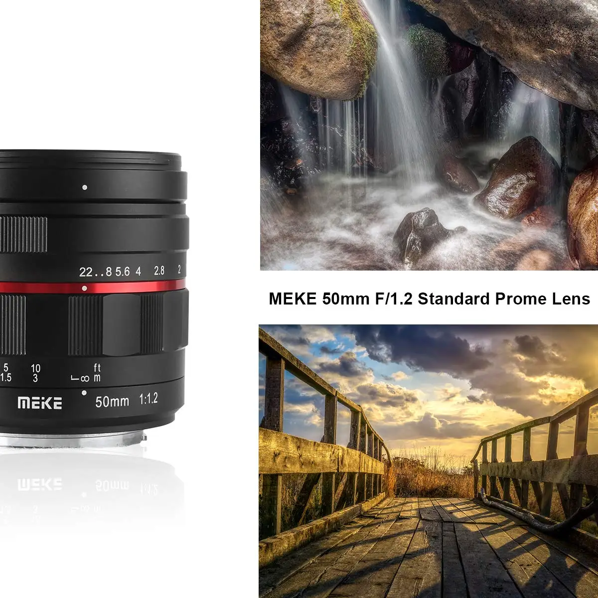 

Объектив Meike 50mm F1.2 с большой апертурой и ручной фокусировкой для полнокадровых камер Sony E, Canon EF, RF, Z, L Mount