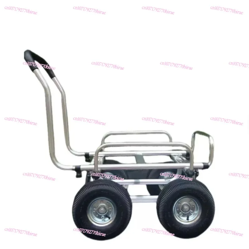 Four-wheel Silent Flat with Frame Cargo Trolley