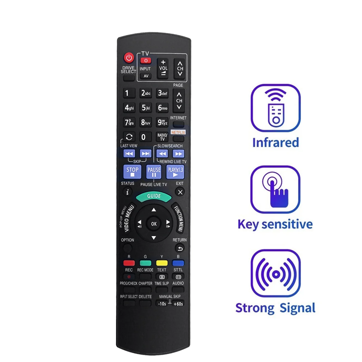 Ganti Remote Remote untuk Panasonic DMRBWT750 Remote Remote Remote