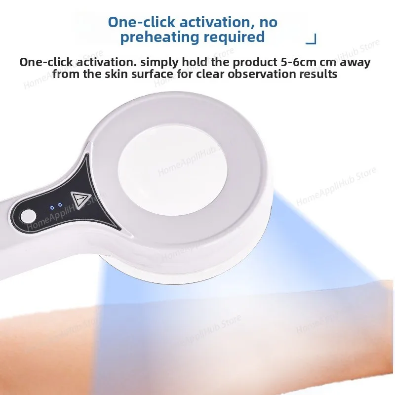 Handheld LED UV Skin Analyzer, Household Beauty Device led face light therapy red light therapy full body hifu beauty skin care