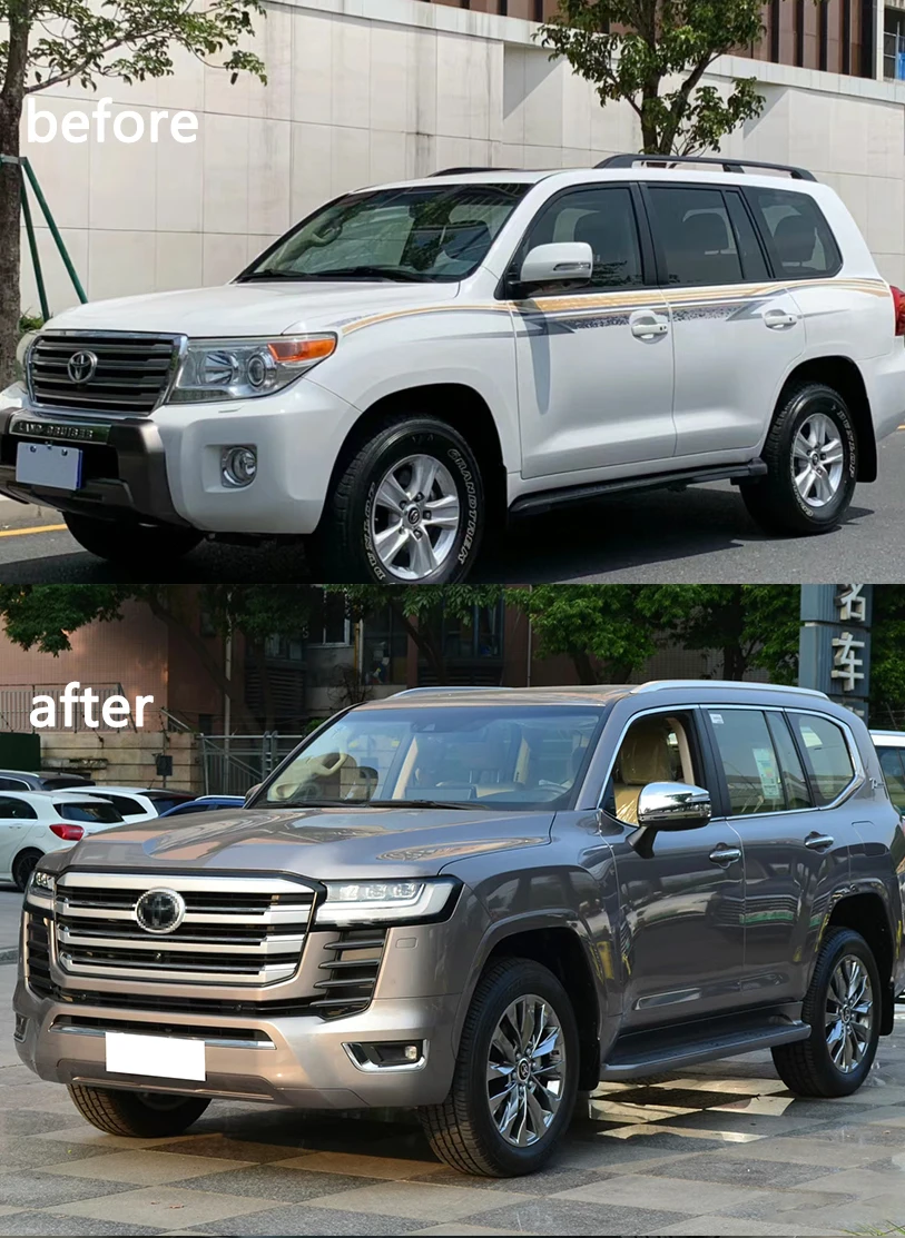

Body Kit Facelift Upgrade for Land Cruiser 200 to 300 Upgrade Body Kit for 2008-2023 Toy ota Land Cruiser Model Conversion Kits
