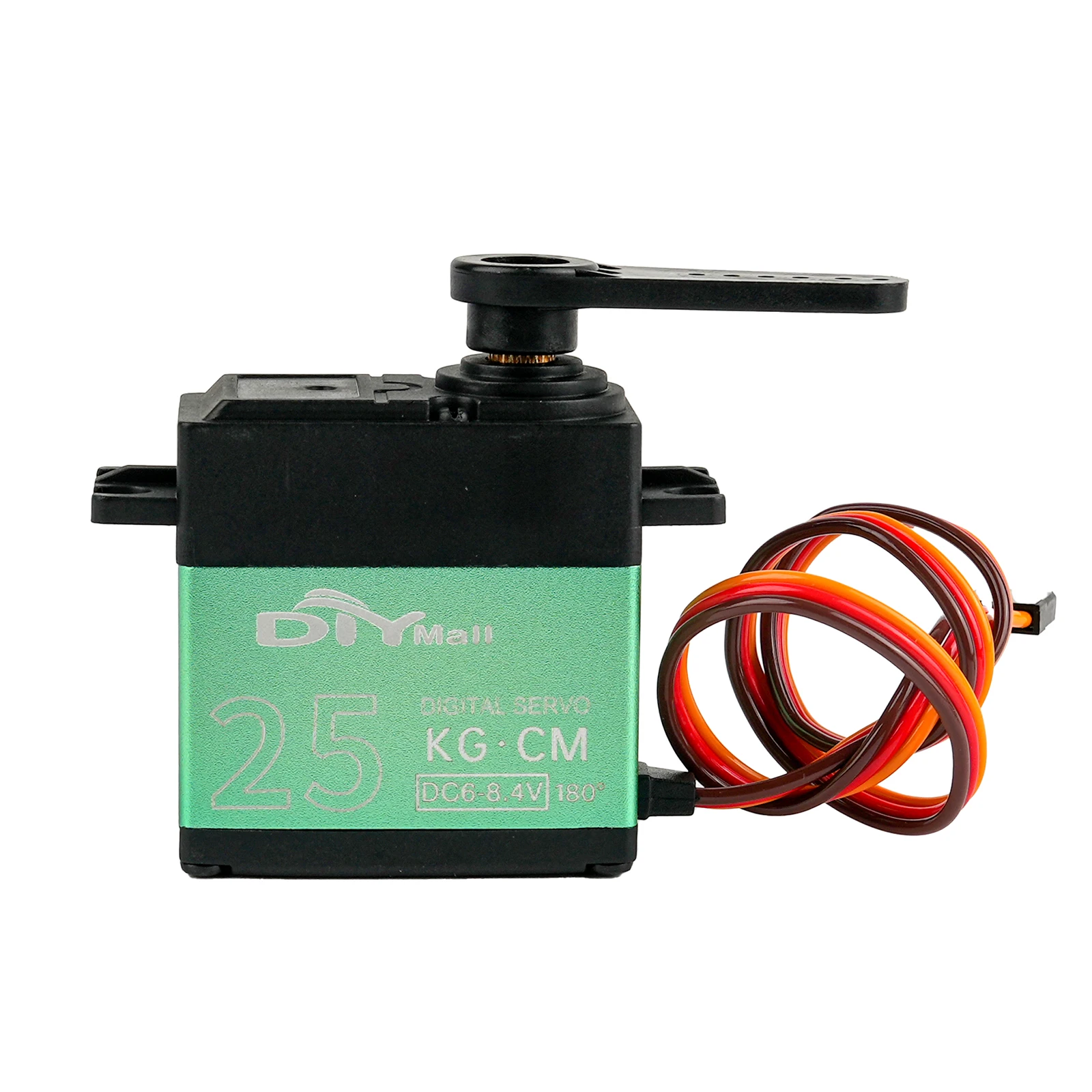 TD-8825MG 25 كجم محرك فرشاة كربون مؤازر رقمي 180/270/360 درجة عزم دوران عالي أجهزة ذاتية الصنع أجزاء لروبوت RC/سيارة/نموذج طائرة