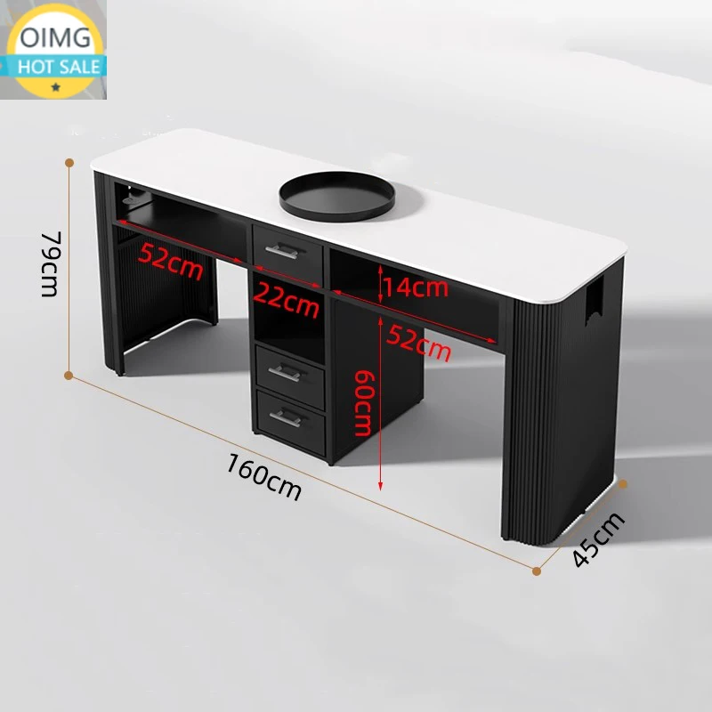 Equipment Beauty Nail Table Design Professional Manicurist Tables Display Drawers Mesa De Manicure Salon Home Furnishings