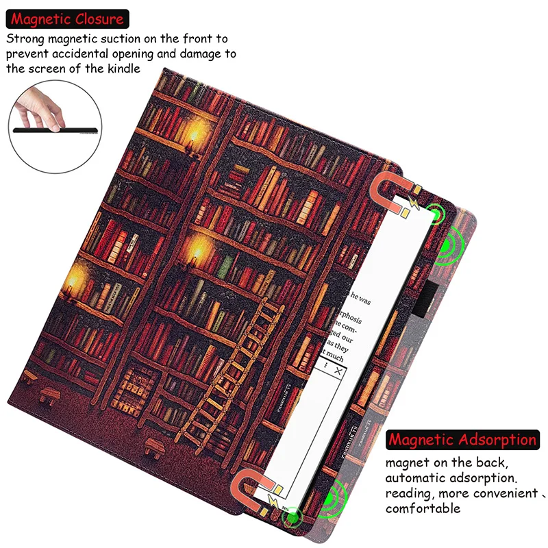 Case for 10.3'' Onyx Boox Note X3 e-Reader Cover with Auto Sleep/Wake & Double Hand Strap / Double Stand
