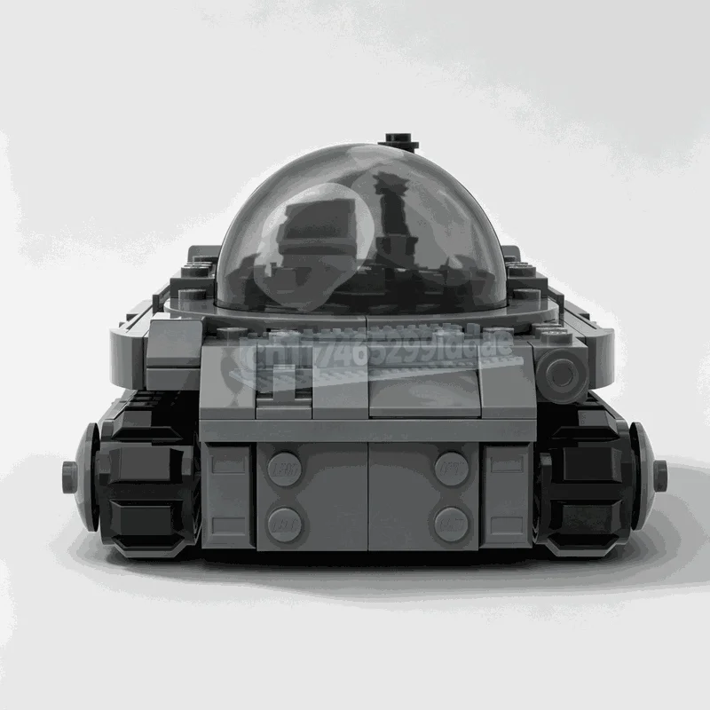 207PCS Sci-Fi Resistance APC MOC Vehicle Model Custom Puzzle DIY Assembly Building Blocks Creative Educational Toy Popular Gift