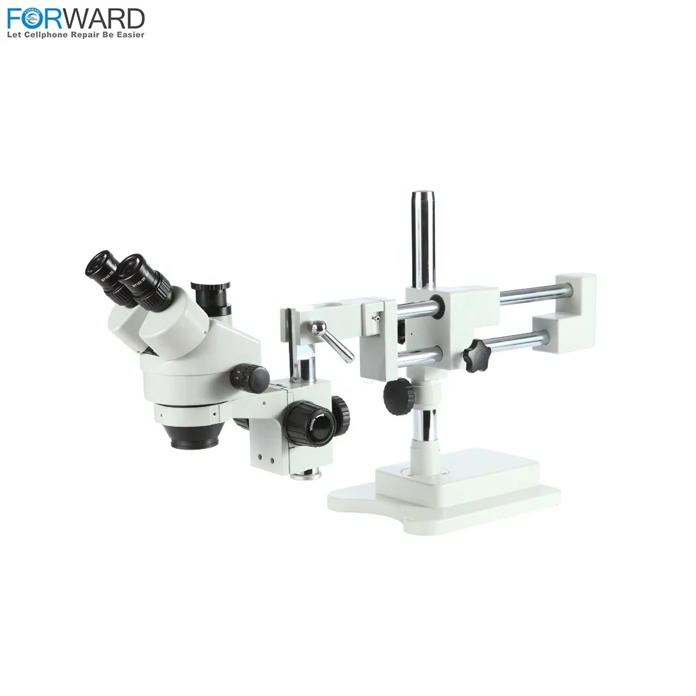 FORWARD High Precision Double Boom Stand Stereo Microscope With 16MP HD  For Meet The Repair Job