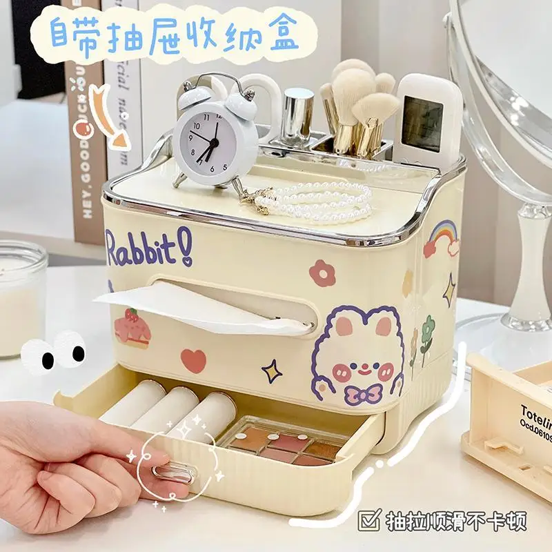 

Desktop Drawer Storage Box Paper Drawer Student Cosmetics Mobile Phone Holder Office Stationery Storage Pen Holder Organizer