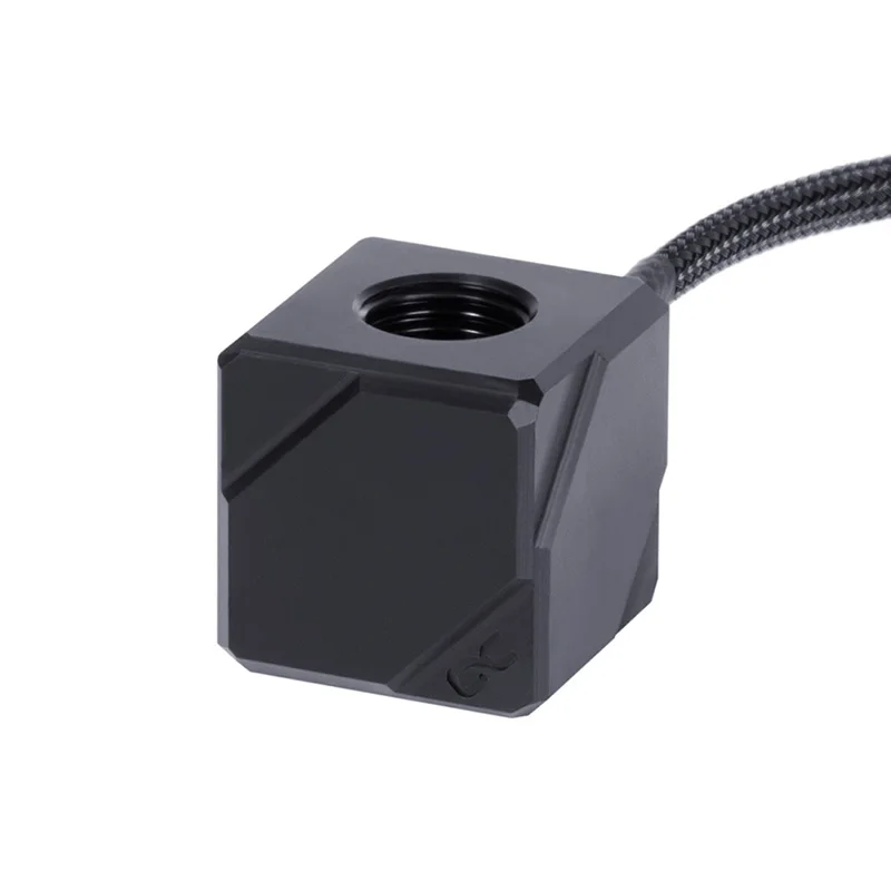 Alphacool Water Temperature Sensor Square Acetal,Simple Cube Shaped, Compact Can Be Integrated Into Any Water Circuit,2pin