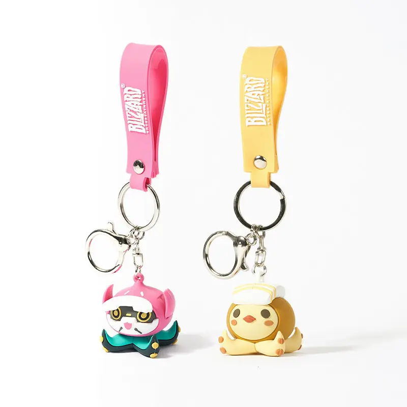 Genuine Pachimari Soft PVC Keychain Pendant Duck Style Cyber Style Pachimari Hanging Charm Game Merch Collectible Ornament Gift