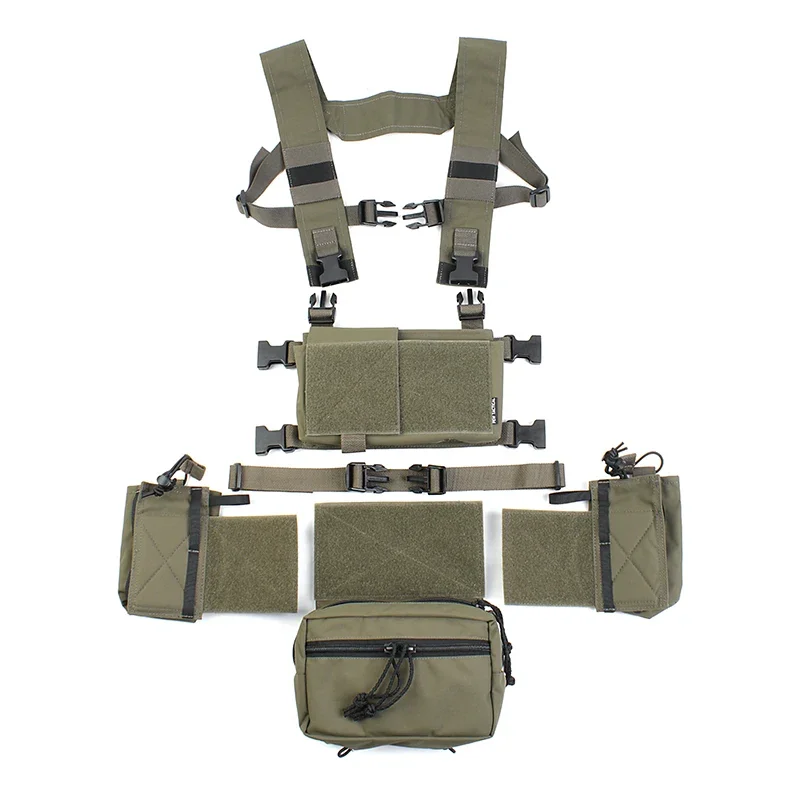 Pew Tactical MK3 Chest Rig System D3 500D tessuto opaco originale AIRSOFT