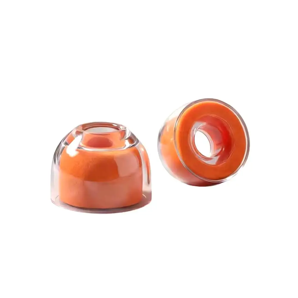 Flüssigsilikon-Ohrstöpsel für Sony WF-1000XM6 XM5 XM4 Ohrhörer Geräuschunterdrückende Schaumstoff-Ohrstöpsel Orange Zubehör