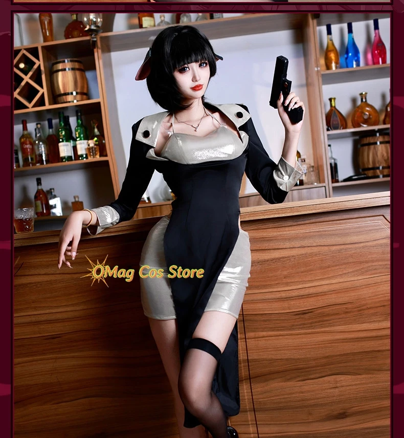 أزياء كوسبلاي زينليس زون زيرو جين دو التأثيرية R&B ملابس الحلقة الخاصة للهالوين ملابس الحدث الجاسوسية