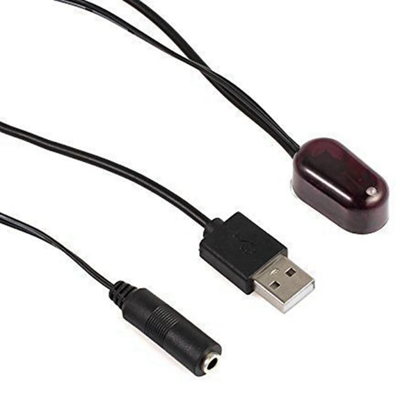 IR Extender 1Pc IR Receiver + 4Pc IR Emitter Emitters Repeater Kit Infrared Remote USB Adatper [Life diary]