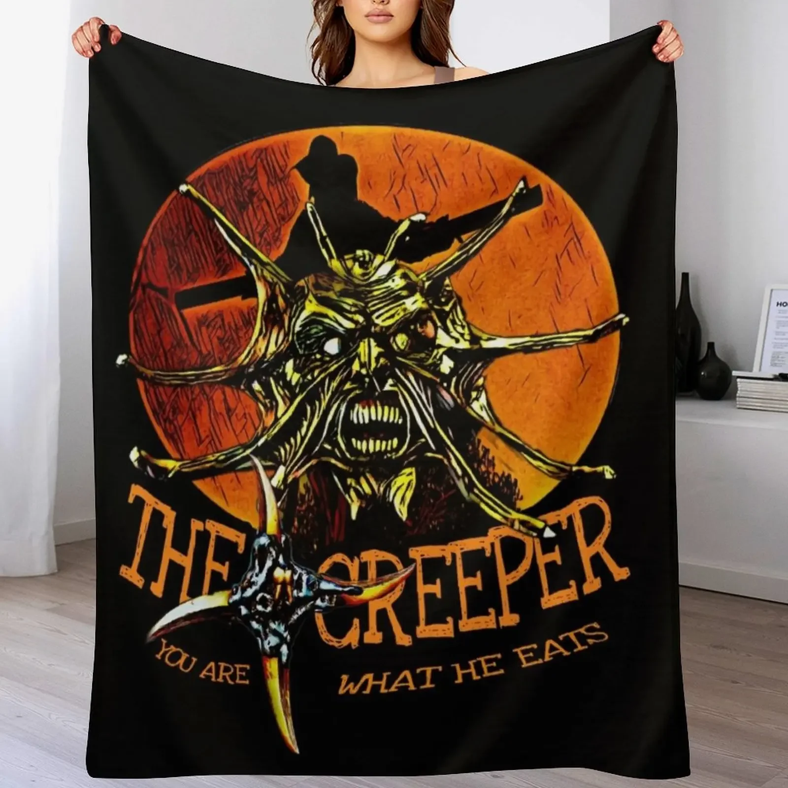 New The Creeper Jeepers Creepers Throw Blanket Thermals For Travel Sofas Vintage For Sofa Thin Blankets