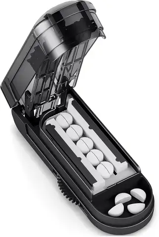 Adjustable Pill Cutter Splitter for Small and Large Pills with Sharp Blade