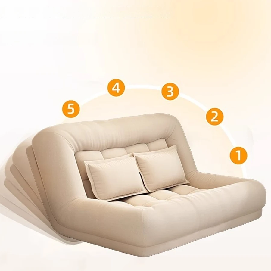 Sofa bed folding dual-use simple single double bed living room small unit leisure lounge chair bedroom can sit or lie tatami