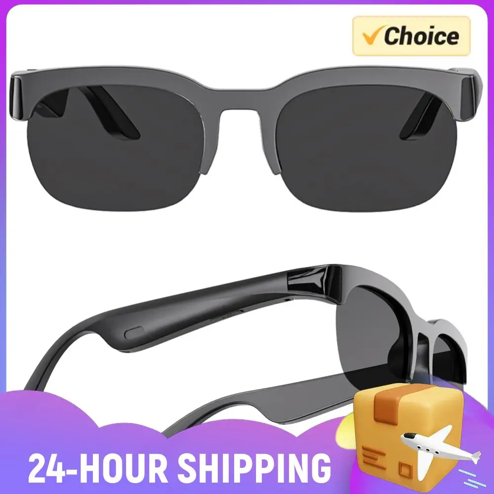 

Умные очки-переводчик с ИИ, аудиоочки для музыки и звонков без рук, защита от УФ-излучения, наушники для активного отдыха для мужчин и женщин