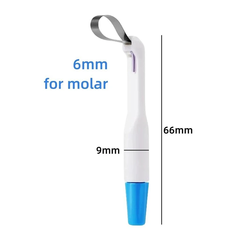 Banda de matriz Dental, anillo ajustable de matriz de acero inoxidable de 4,5/6mm, banda de matriz premetal Dental, anillo de matriz contorneada seccional