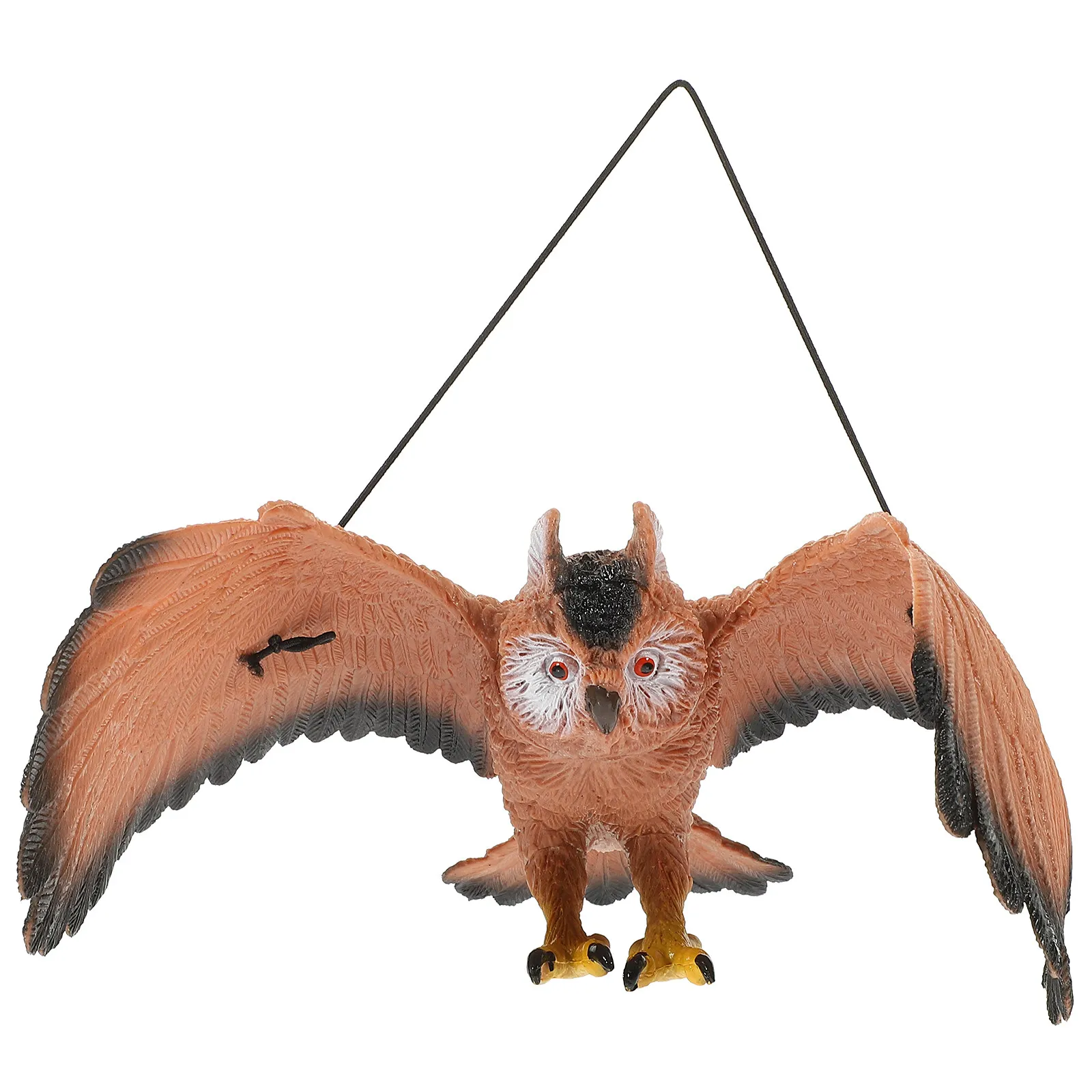 

Rotating Owl Bird Deterrent for Garden Yard Hanging Outdoor Decorative Ornament Scare Birds Away Effective Pest Control Decor