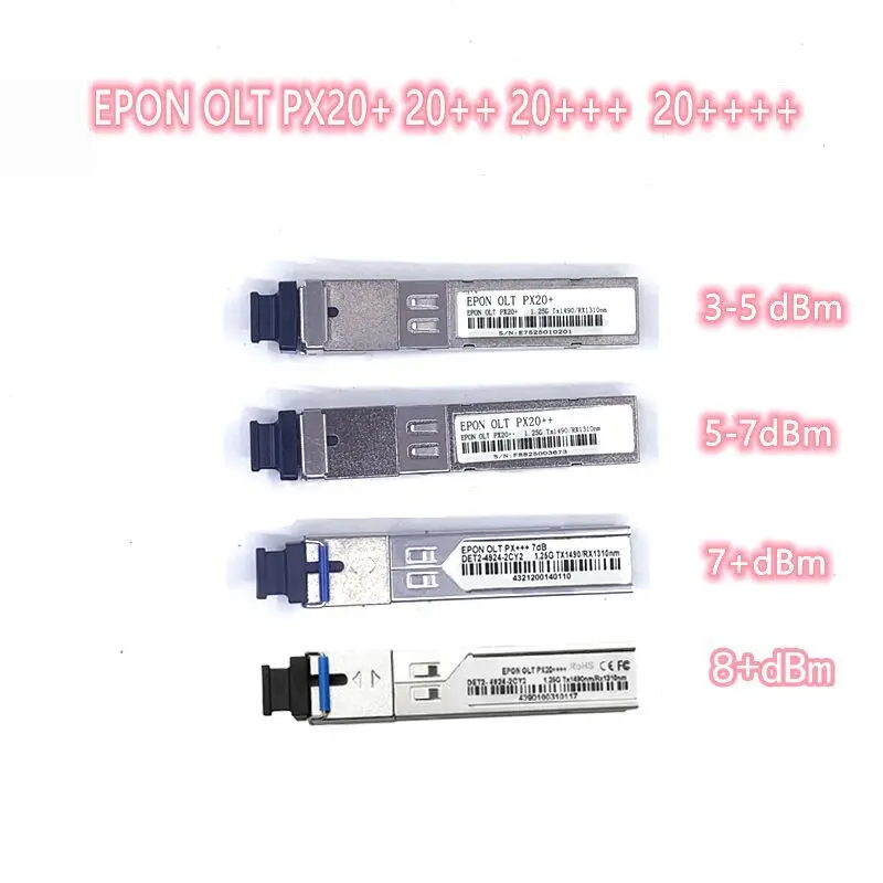 Epon Sc Olt Optische Transceiver PX20+ PX20++ Px20+++ Px20++++OLT SFP OLT1.25G 1490/1310nm 3-7dBm Sc Olt  For A