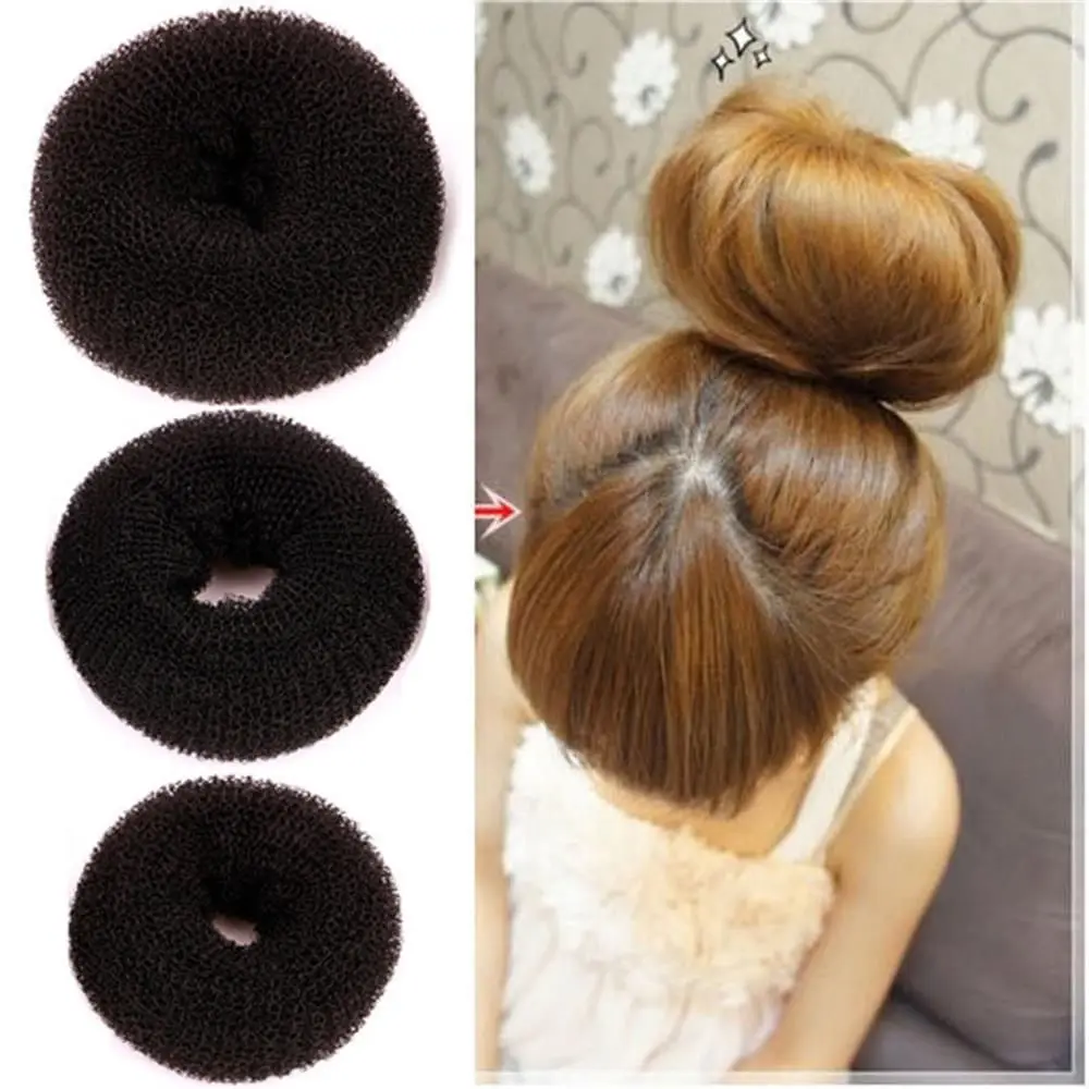 Fashion Girls Beauty Bun Maker Hair Tools Ring Magic Donut Shaper Accessories