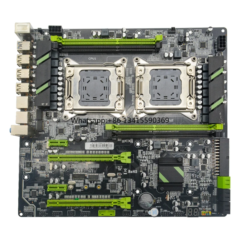X79 dual cpu motherboard with 2 xeon-AliExpress