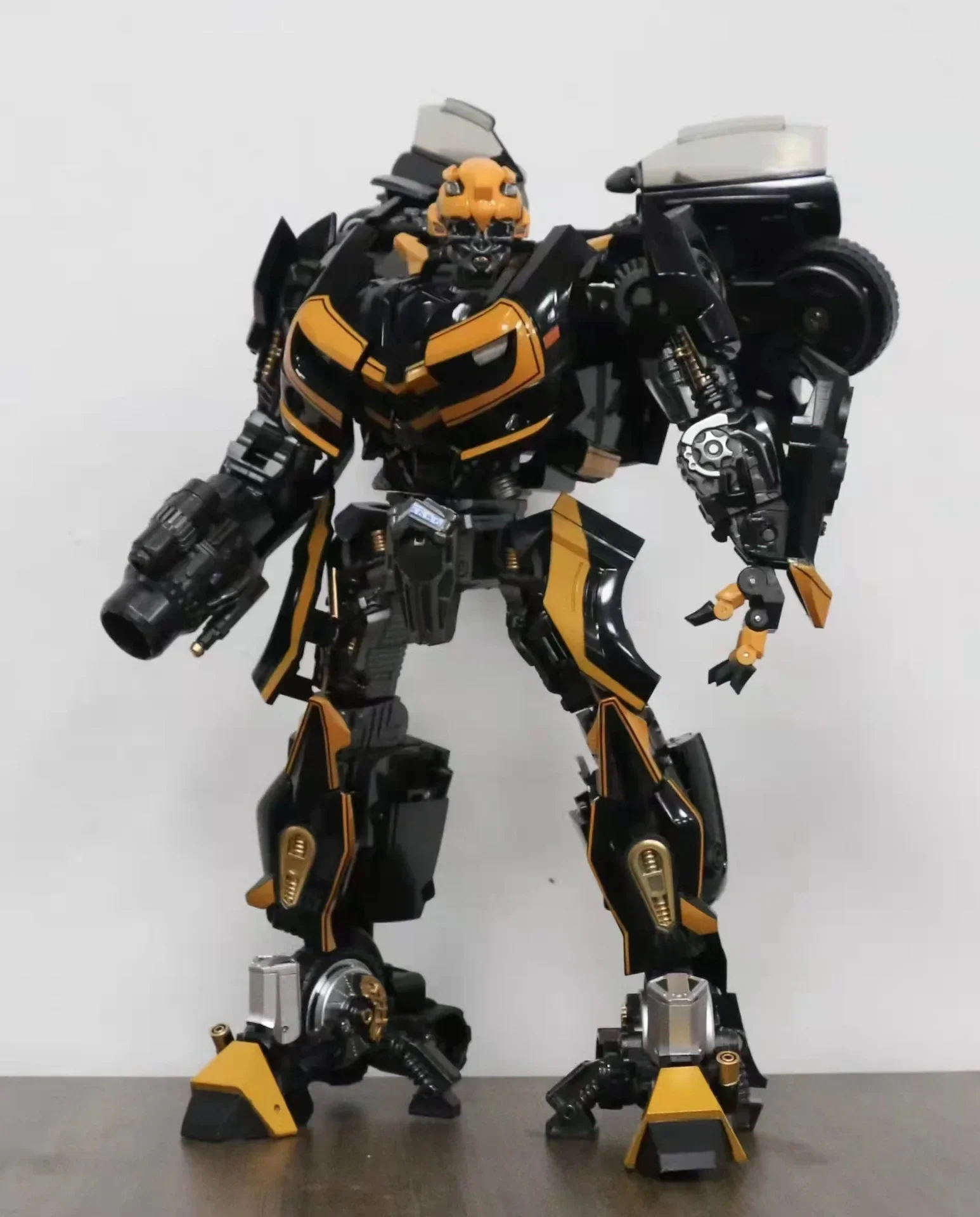 

Transformers Bb-01 Bumblebee Warrior Figure Movie Dark Version Enlarged Version Transforming Toys Alloy Car Model Ornaments Toys