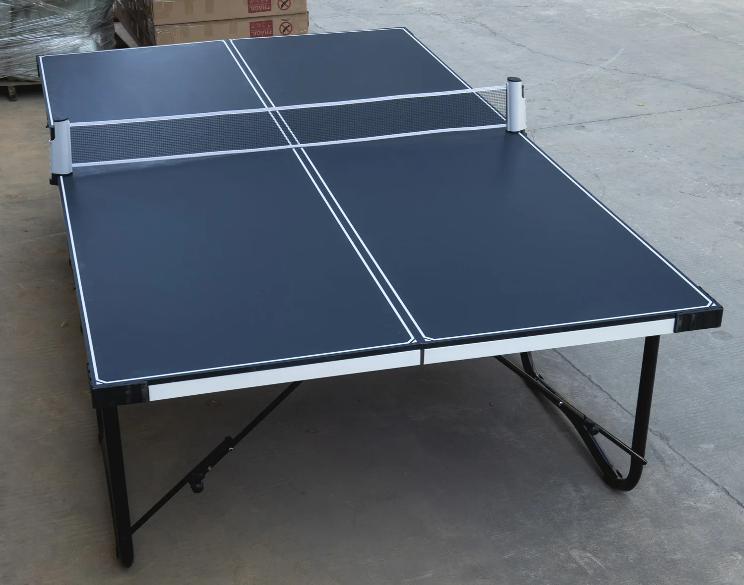 Tavolo da ping pong pieghevole per interni Tavolo da ping pong esterno mobile impermeabile