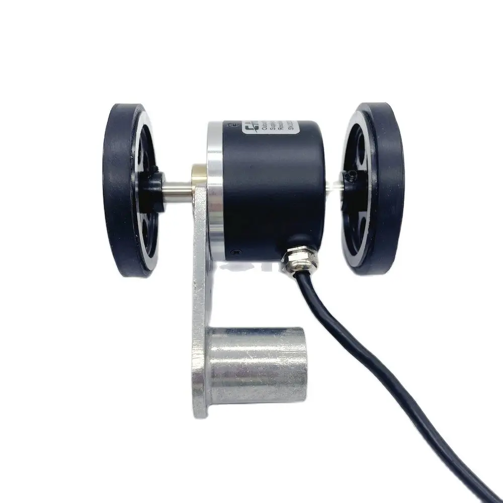 CALT GHW52 Series Wheel Optical Encoder Fabric Length Measuring Sensor Device With 2 Wheels (Perimeter 200mm)