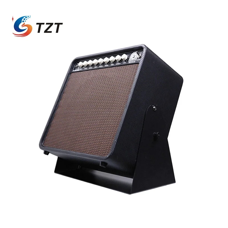 

TZT 20W Gravity Waves Bluespace Black/White All-Tube Guitar Amplifier Guitar Tube Amp Combo with Stand & Pedal