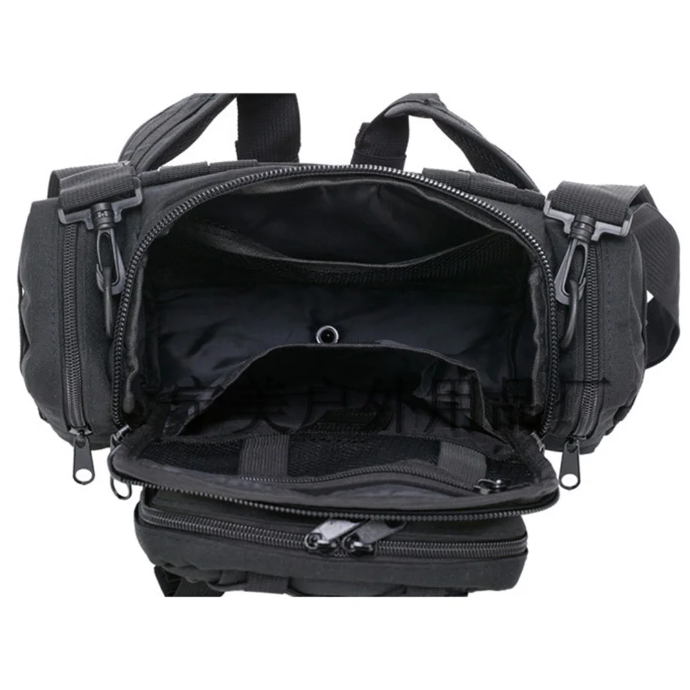 

Large Capacity Waterproof Bag Multi-Pocket Nylon Tackle Satchel Padded Shoulder Strap Durable Outdoor Fishing Gear Case For Men