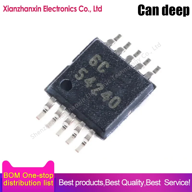 

5pcs/lot TPS54240DGQR TPS54240 Screen printing 54240 MSOP-10 Switch voltage regulator IC chip