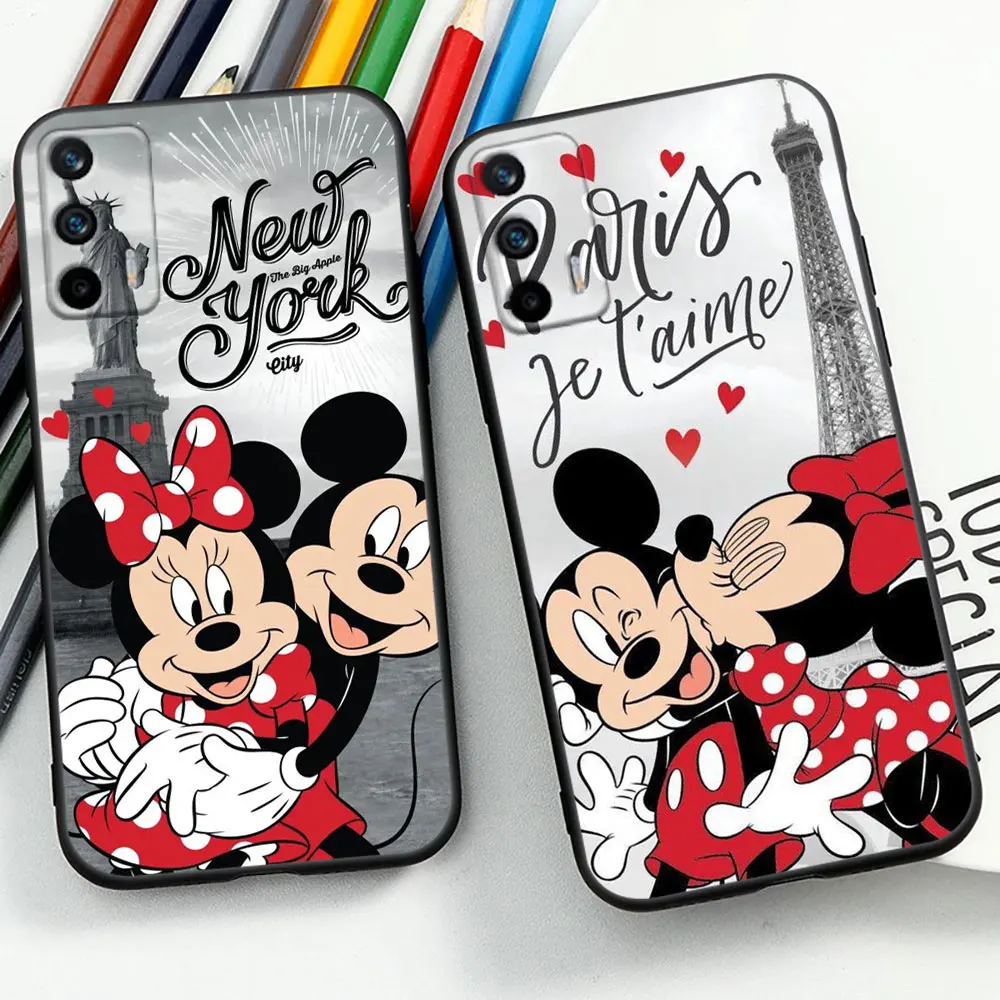 Mickey Mouse Minnie Comics Case For Realme C55 C53 C35 C33 C31 C30 C21Y C21 C20 C15 C12 C11 Narzo 50 50I 50A GT Neo 2 Pro Cover