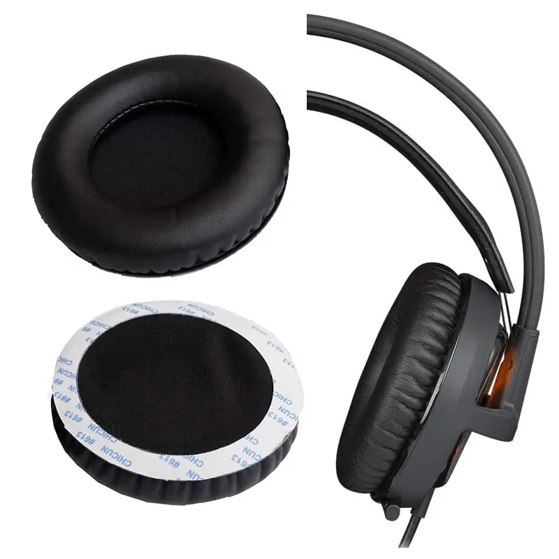 V-MOTA Earpads Compatible with Steelseries Siberia V1 V2 V3 200 350 Headphones,Replacement Cushions Repair Parts (Black)